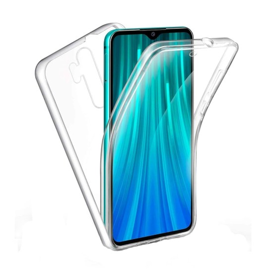 360º Silicon Case for Xiaomi Redmi Note 8 Pro Transparent